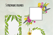 Watercolor Wildflower Collection, an Illustration by Littlefield Design (Thumbnail 5 of 9)