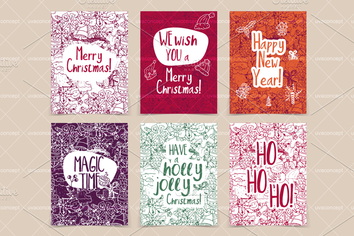 Set of 30 creative journaling cards, a Card Template by UVAconcept (Photo 3 of 6)