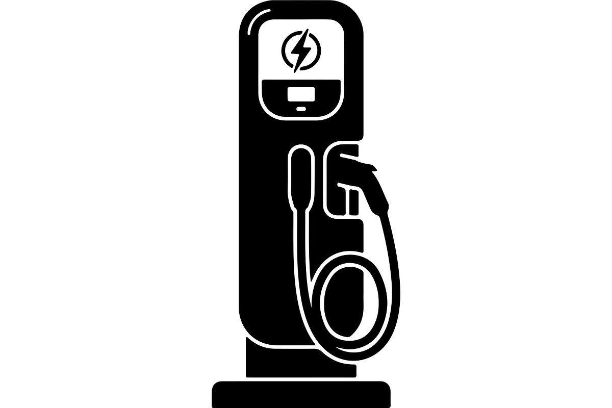 EV Charging Station Icon Bundle, a Technology Illustration by jahid234 (Photo 5 of 13)