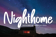 Nighthome | Script Font, a Script Font by Scratchones (Thumbnail 1 of 8)