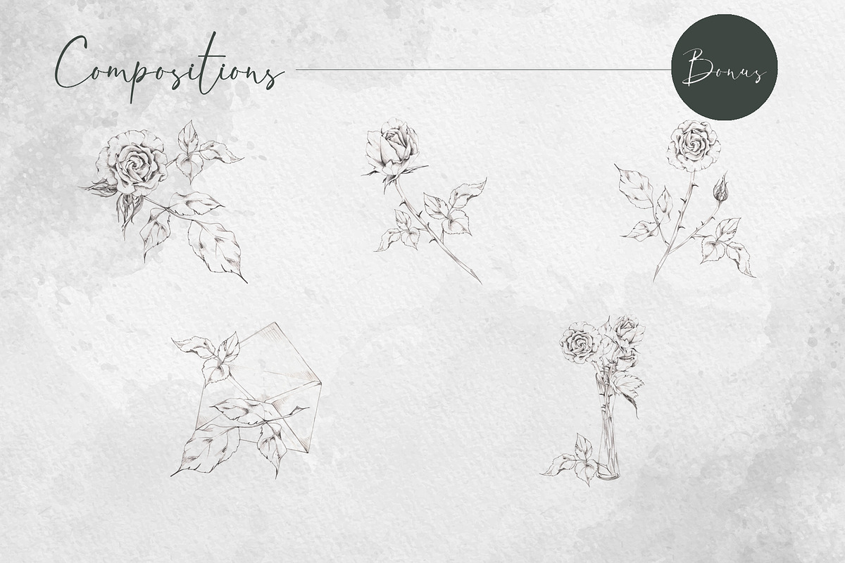 Heritage tea roses, a Decorative Illustration by MsFlaffy (Photo 7 of 14)