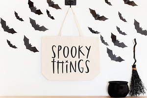 Witchy Vibes Spooky Halloween Font