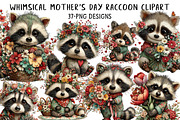 Whimsical Mother's Day Raccoon Clipa, an Illustration by Daily.Designs (Thumbnail 1 of 8)
