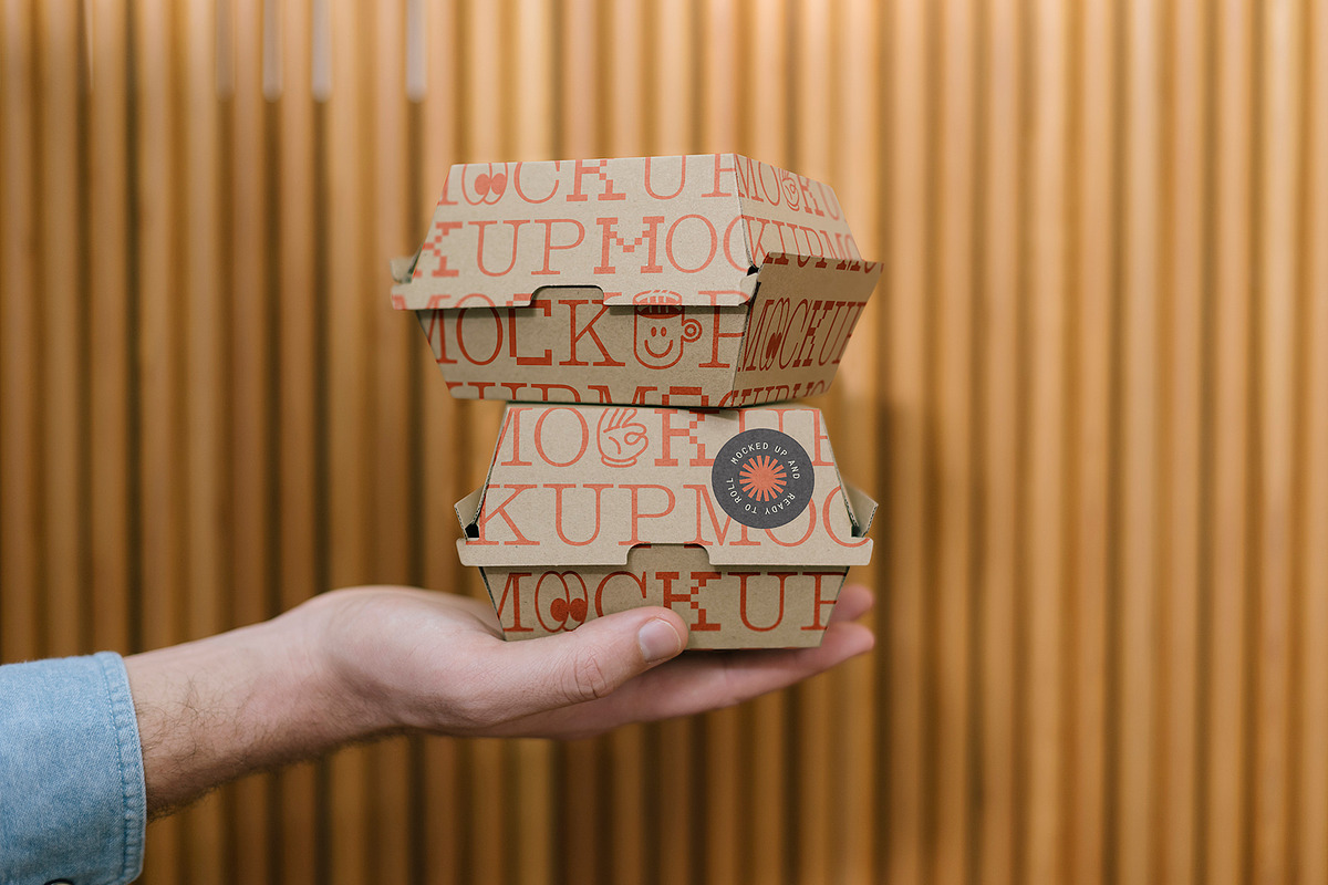 Everydays Takeaway Box Mockup 01, a Packaging Mockup by mockstar (Photo 1 of 2)