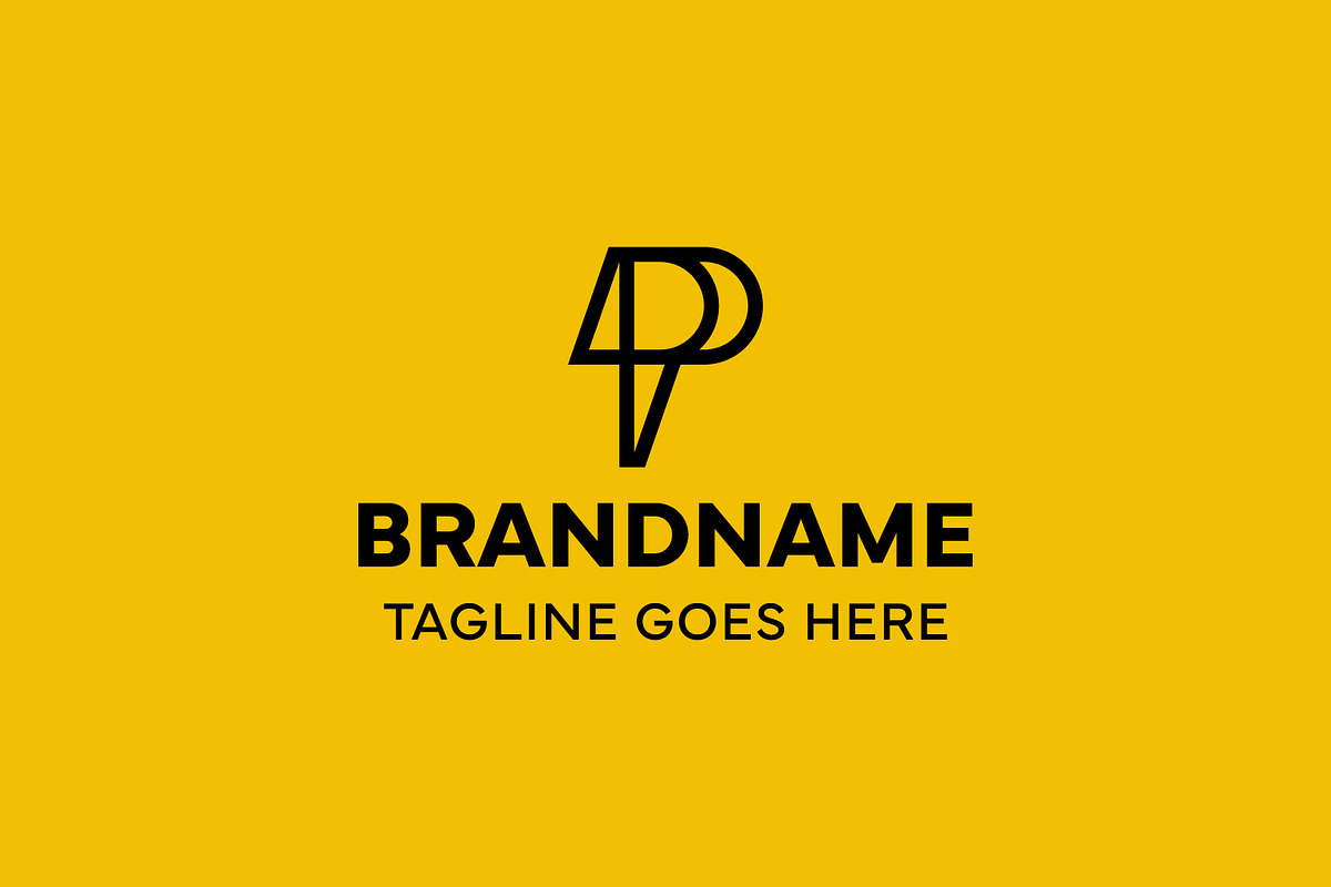 Letter P Power Modern Logo, a Branding & Logo Template by Pray Art Design Studio