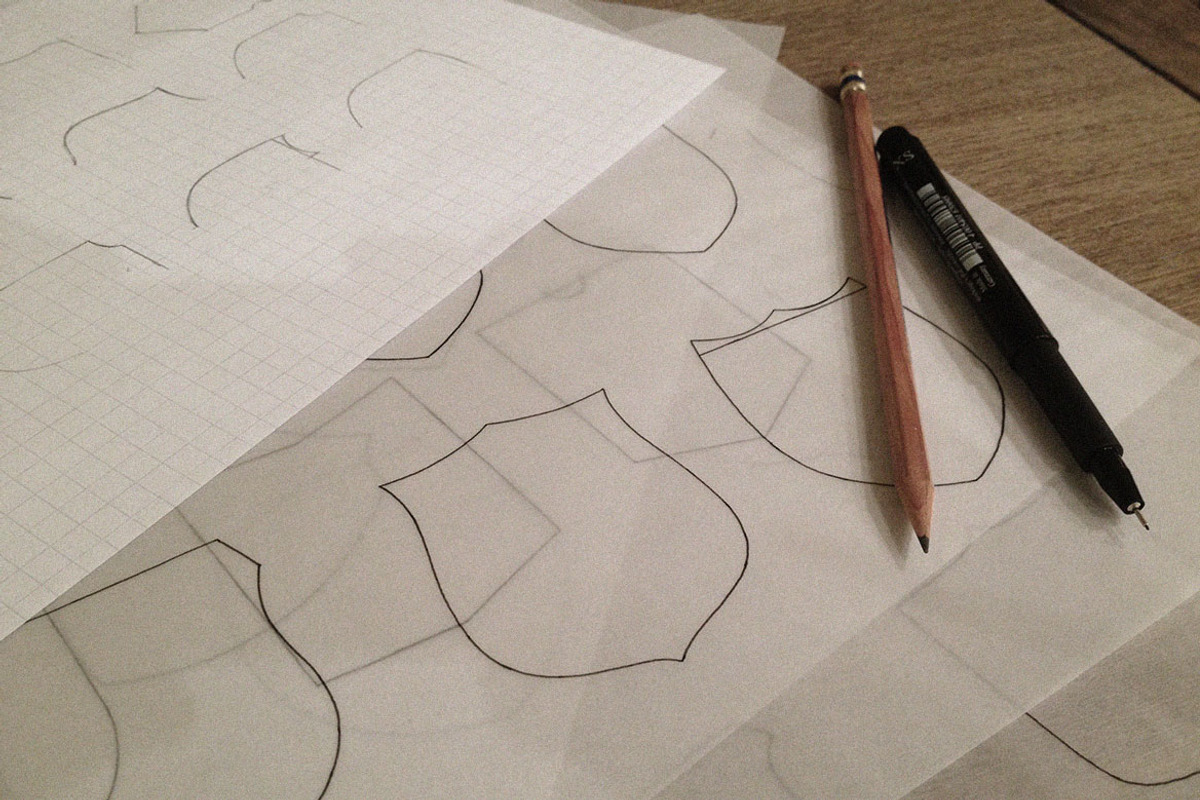 30 Shield Badge Shapes - By Hand preview 2