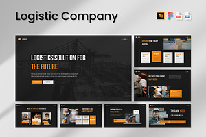 Logistic Company Landscape, a Brochure Template by Antstheme