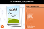 Self-Love Journal with PLR License, a Templates & Theme by Jennifer Magri Templates (Thumbnail 4 of 8)