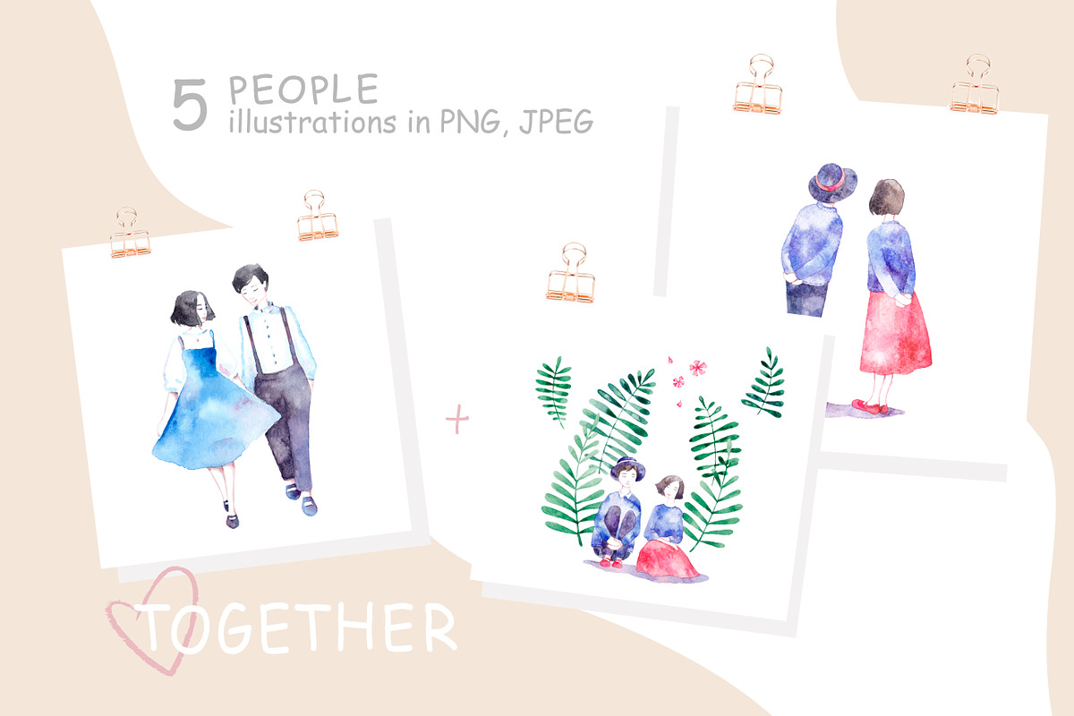 All Together, a Decorative Illustration by Knysh Ksenya (Photo 2 of 7)