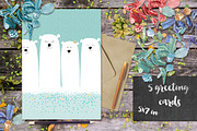 Polar Bear Cards and Artprints, a Card Template by Narais (Thumbnail 2 of 3)