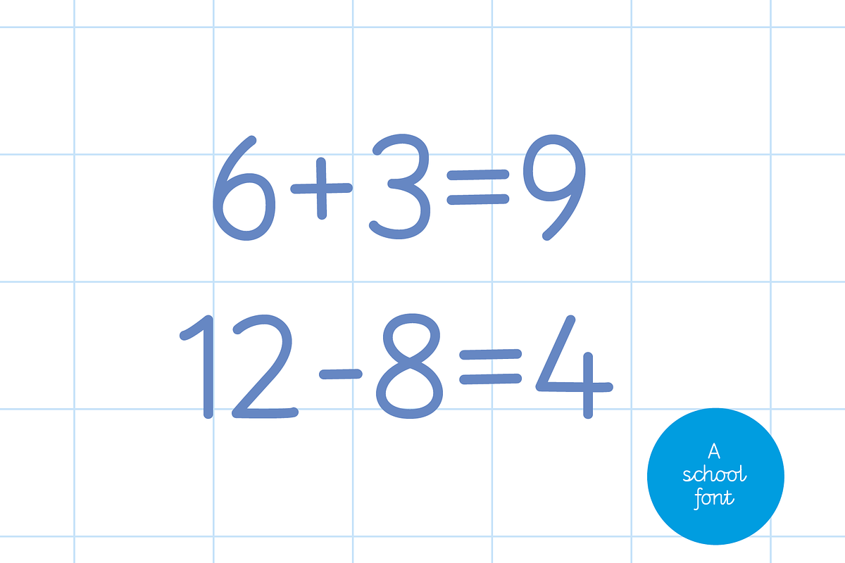 KID CURSIVE | school & teacher font, a Script Font by Little Type Factory (Photo 12 of 13)