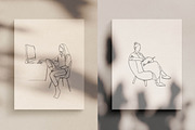 Working From Home : Line Drawings, a Technology Illustration by Whimsy Works (Thumbnail 3 of 7)