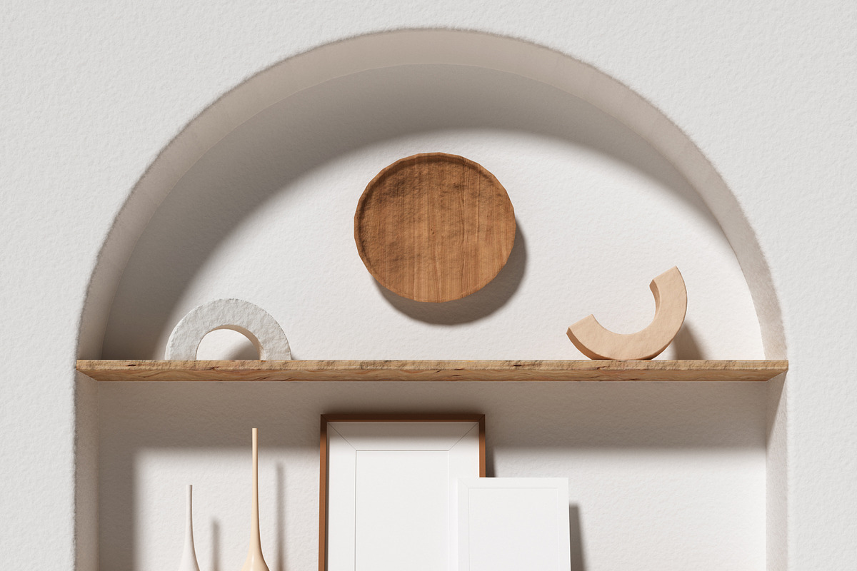 Artisan Frame Mockup, a Print Template by LINII (Photo 4 of 8)