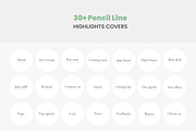 60+ Fancy Text Highlight Covers Pack, a Social Media Template by Estatik Designs (Thumbnail 3 of 8)