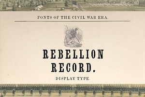 Rebellion Record Display Font