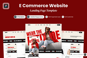 Zendaya - E Commerce Website, a Landing Page Template by SLAB! Design