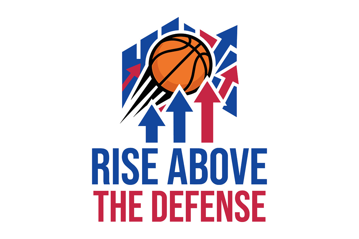 Rise Above the Defense Basketball, an Object Graphic by jahid234 (Photo 2 of 3)