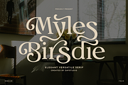 Myles Birdsie - Decorative Font, a Serif Font by Say Studio (Thumbnail 1 of 10)