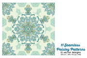 11 Paisley Seamless Patterns, a Pattern Graphic by Elen-Lane (Thumbnail 3 of 5)
