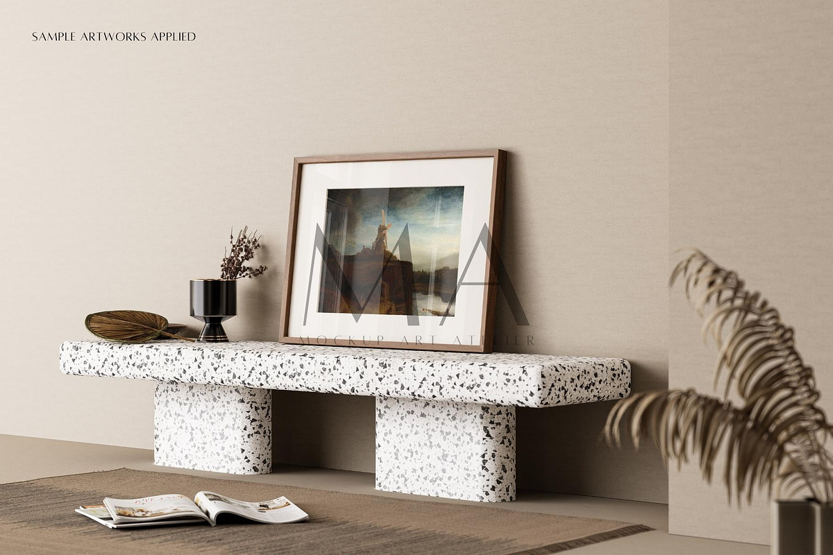 24 Vintage Frame Mockup Bundle, a Household Mockup by Mockup Art Atelier (Photo 20 of 28)