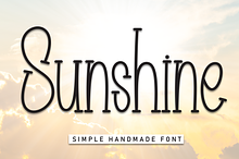 Sunshine | Script Font
