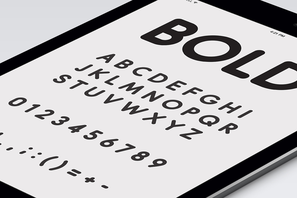 Rounded Font preview 2