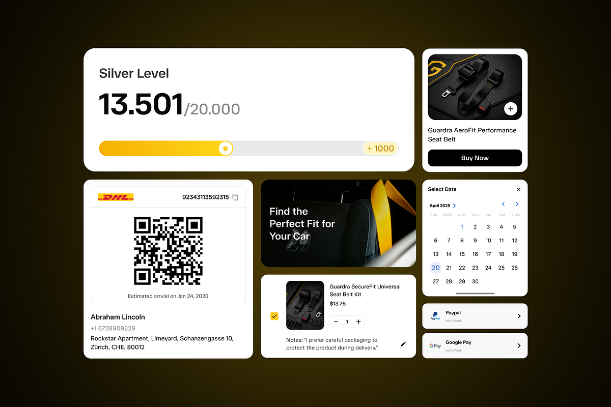 Guarda - Automotive Ecommerce UI Kit, an UI Kit Template by Agensip Design Agency (Photo 8 of 10)