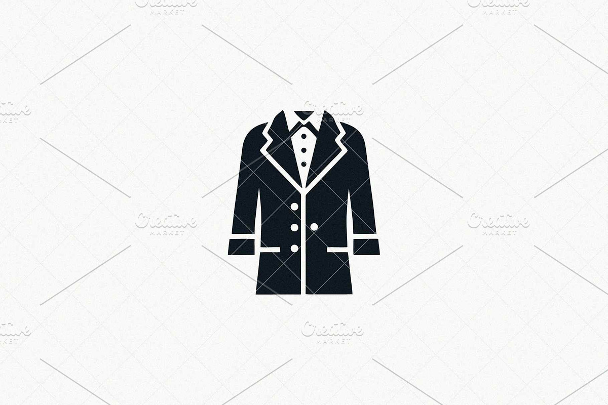 Formal Coat Icon, an Object Illustration by Vectorium Studio (Photo 2 of 3)
