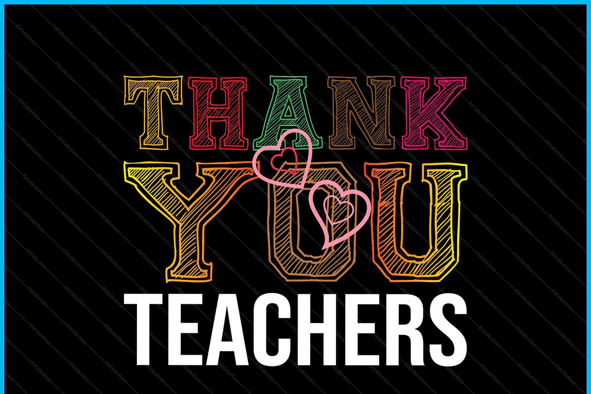 Thank You Teachers Students Graduat, a Graphic by Creativeusart (Photo 3 of 4)