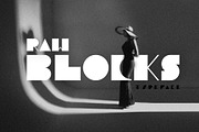 Bold Elegant Retro Font - Raw Blocks, a Font by CreativeFolks (Thumbnail 2 of 13)