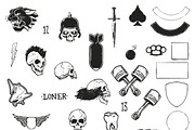Old School Biker Badges - Vol 2, an Object Graphic by danielcomerci (Thumbnail 2 of 4)