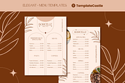4 Elegant Menu Restaurant Templates, a Templates & Theme by TemplateCastleStore (Thumbnail 3 of 10)