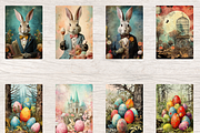 SURREAL EASTER JUNK JOURNAL PAGES, an Animal Illustration by Daring Digies (Thumbnail 2 of 4)