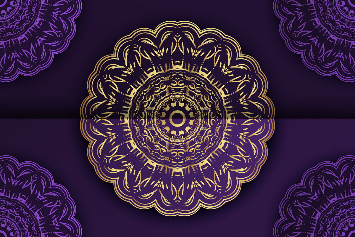 Mandala Oriental Floral art Bundle, a Background Graphic by NJ Himel (Photo 34 of 97)