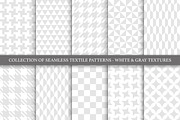 Gray set of seamless fabric patterns, a Pattern Graphic by ExpressShop (Thumbnail 1 of 9)