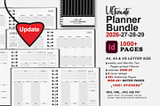 Ultimate Planner Bundle Pack 2026-29, a Stationery Template by MNT-Creator (Thumbnail 1 of 11)