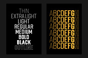 Mostin Typeface, a Sans Serif Font by Solidtype (Thumbnail 2 of 7)