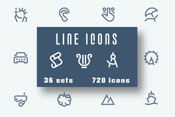 Iconalone Line Icons Pack