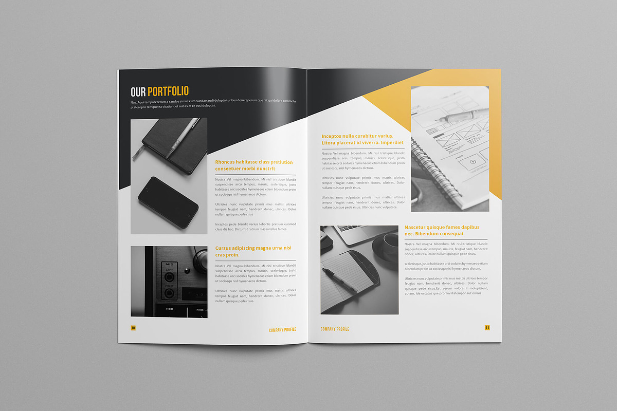 Company Profile Brochure Template, a Brochure Template by Divergent Studio (Photo 6 of 9)