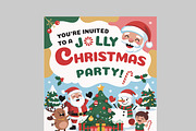 Christmas Party Flyer Template, a Flyer Template by MightyDesign (Thumbnail 4 of 8)