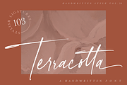 Teracotta - Handwritten Font, a Script Font by Megi Satyo Widodo (Thumbnail 1 of 18)