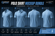 Polo Shirt Mockup Bundle, a Shirt Mockup by Mockup Power (Thumbnail 3 of 4)