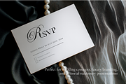 B&W Wedding Stationery Mockup Bundle, an Advertising Mockup by Serenefeeling (Thumbnail 9 of 14)