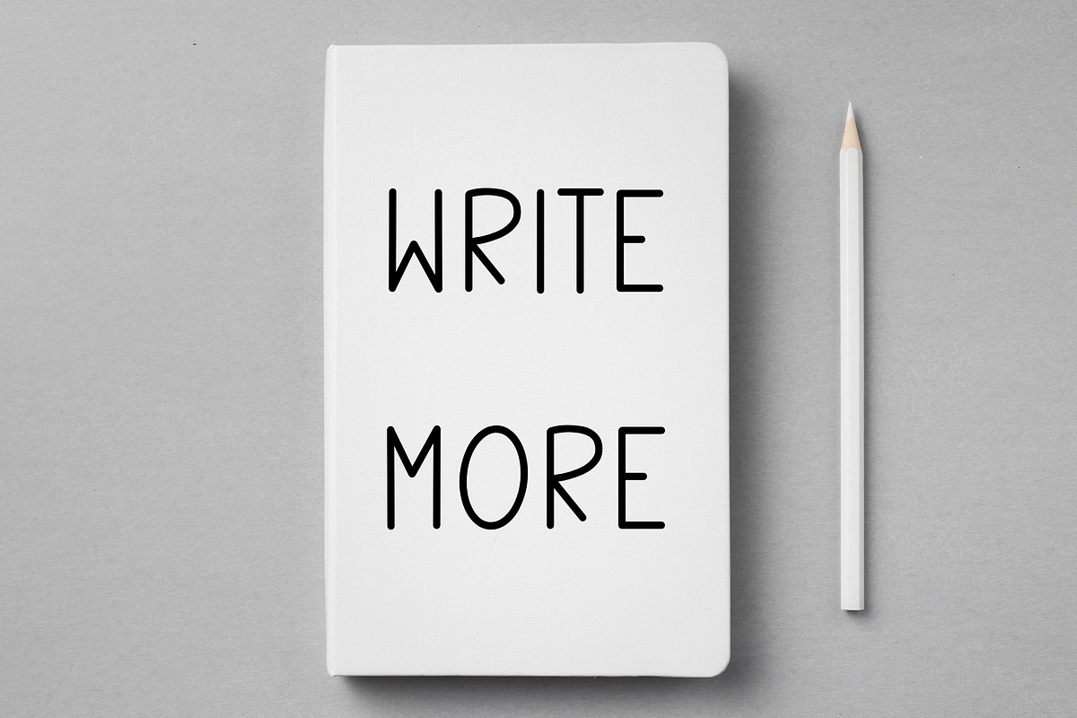 Black pepper - Tall handwritten font, a Sans Serif Font by Sk designs (Photo 6 of 8)