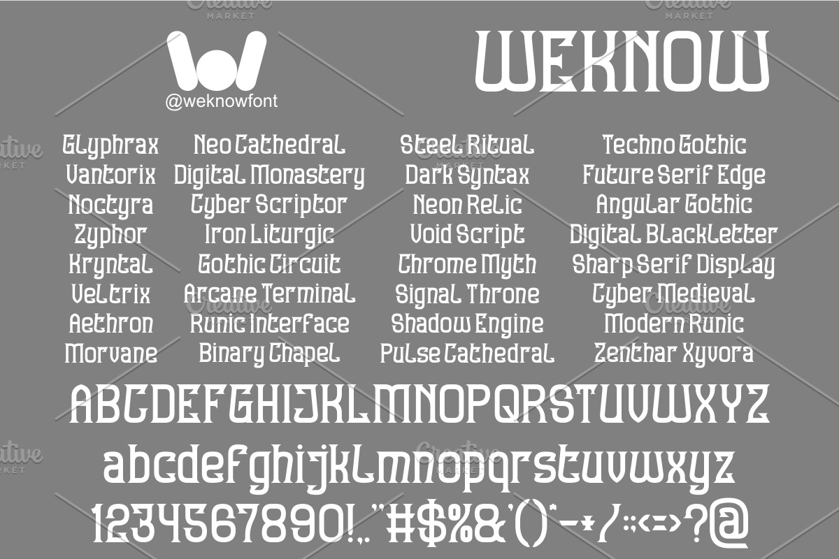Fun Furious font, a Blackletter Font by weknow (Photo 5 of 8)