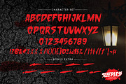Sleepless - Hand Drawn Horror Brush, a Font by Gassstype (Thumbnail 6 of 8)