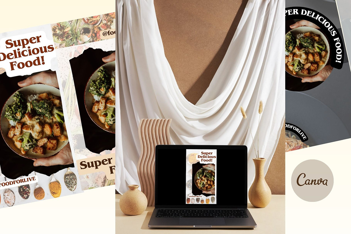 Instagram Templates Food Aesthetic, a Templates & Theme by NawaArte (Photo 4 of 4)