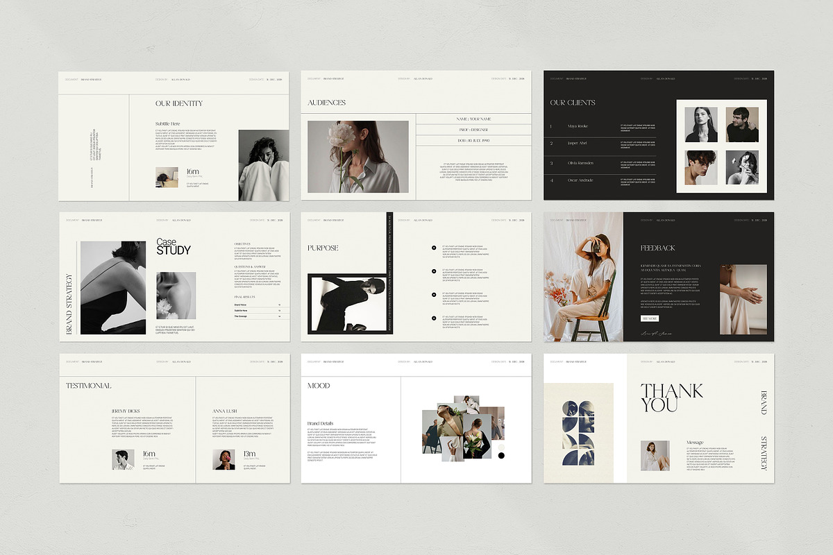 AURBUN | Brand Strategy Template, a Presentation Template by evgenystudio (Photo 11 of 11)