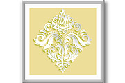Oriental Vector Pattern With 3D, a Decorative Illustration by FineArtStudio (Thumbnail 2 of 3)