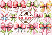 Crochet Yarn Easter Bow clipart, an Illustration by RobertsArt (Thumbnail 1 of 4)